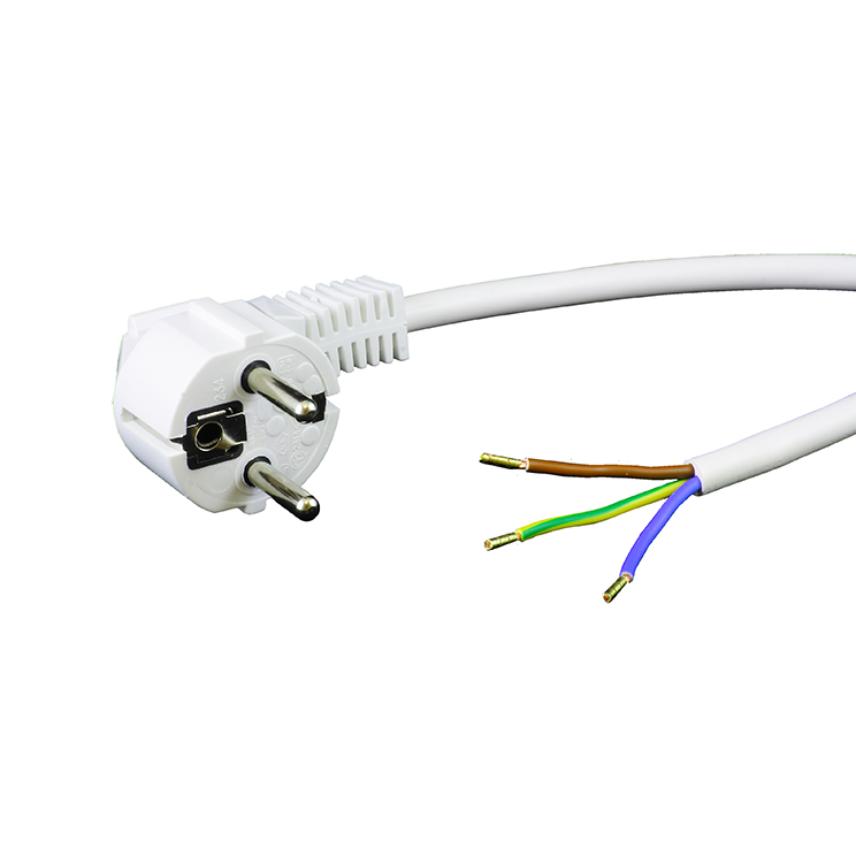 Schuko H05Z1Z1-F 3G1,0 Vit 2,5m