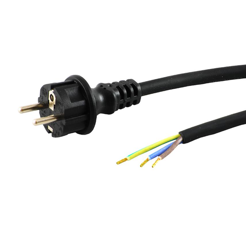 Cord sets Rubber Schuko